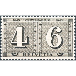 SVIZZERA 1943 CENTENARIO 1°...