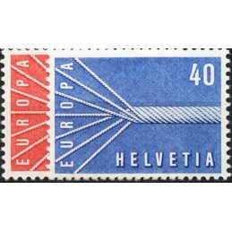 SVIZZERA 1957 EUROPA SERIE...