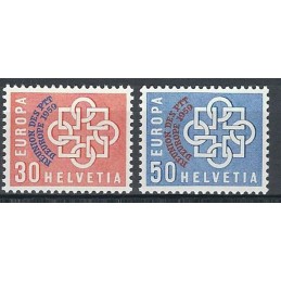 SVIZZERA 1959 SERIE EUROPA...