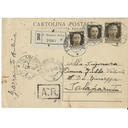 1933 CARTOLINA POSTALE CON...