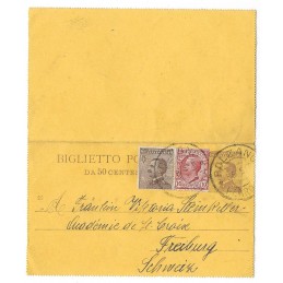 BIGLIETTO POSTALE 1919...