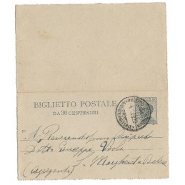 BIGLIETTO POSTALE 1925...