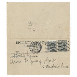 BIGLIETTO POSTALE 1925...