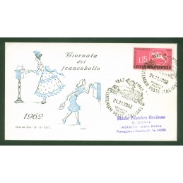 ITALIA 1962 FDC GIORNATA...