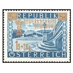 1953 AUSTRIA SOPRASTAMPA IN...